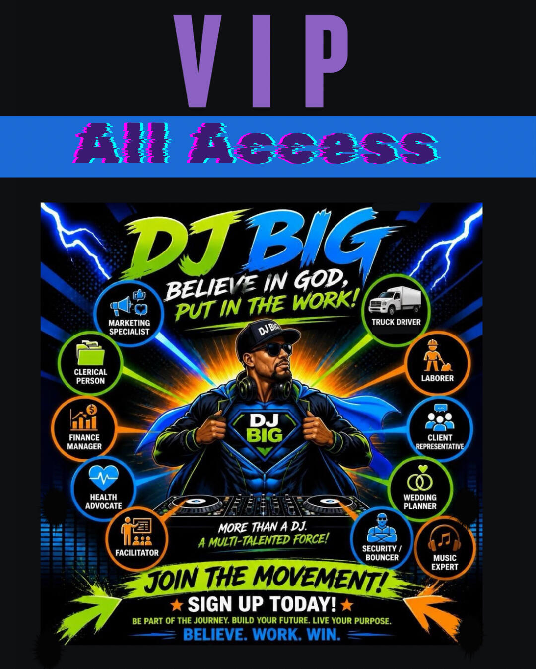 djBIG Survival Guide djBIG hired by NFL/ Aaron Rogers