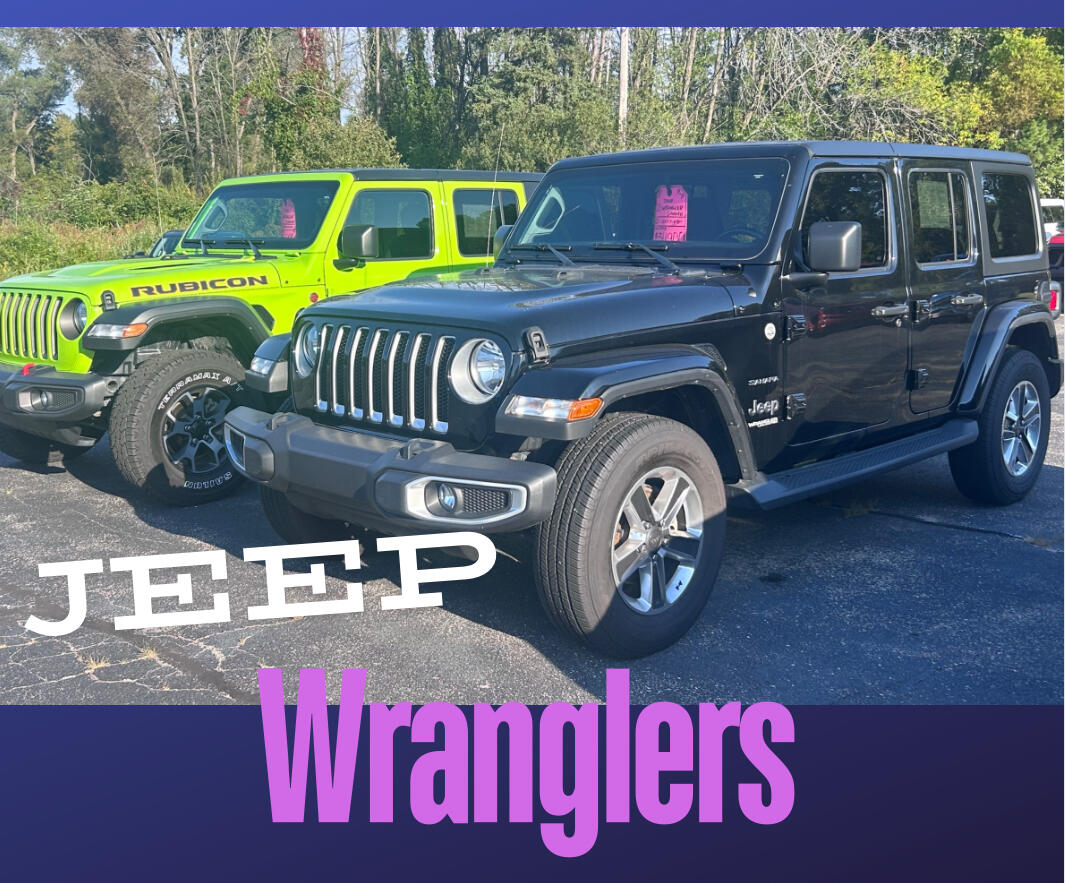 New! Jeep Wrangler's